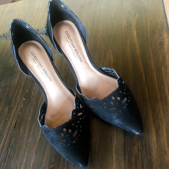 Christian Siriano Real Leather And Suede Heels 🐆 - Picture 9 of 10